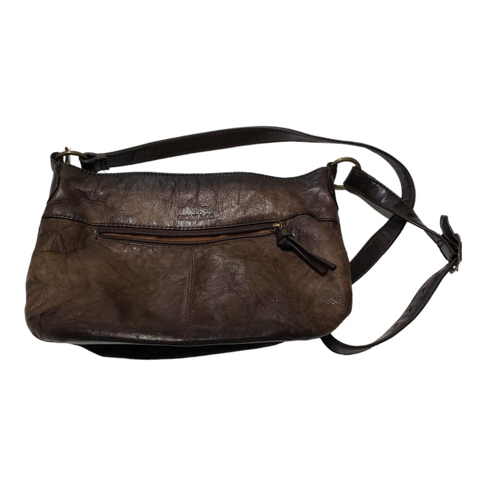 Stone & Co Brown Leather Shoulder Purse